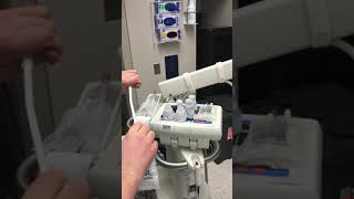 Loading the power injector for the hybrid OR