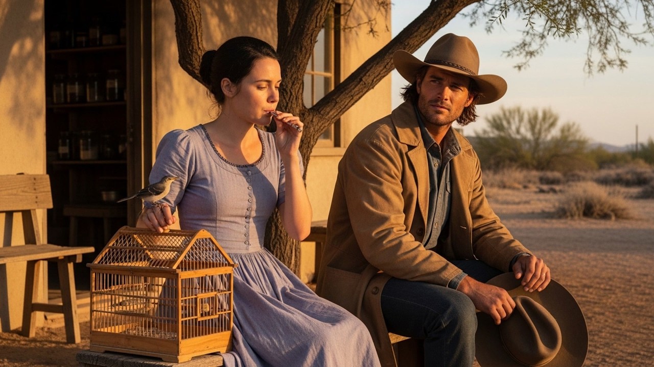 The Cowboy Found Her Teaching A Bird To Sing, She Said 