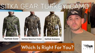 Sitka Gear Spring Turkey Camo Comparison.... Cover vs. Timber vs. Sub Alpine