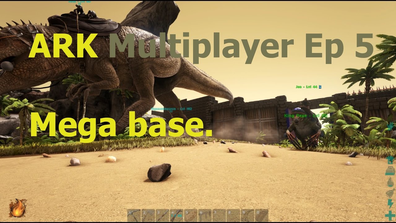 ARK Multiplayer Ep5 - Mega base. - YouTube
