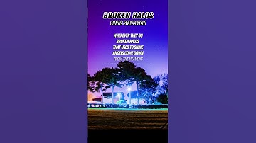 Thumbnail of Broken Halos - Chris Stapleton (Lyrics) #BrokenHaloslyrics #BrokenHalosChrisStapleton #BrokenHalos