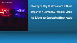 Man hospitalized after shooting in Chesapeake’s Holly Cove area