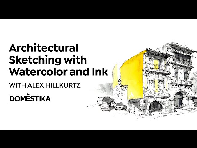 My project in Architectural Sketching with Watercolor and Ink course