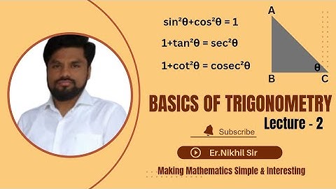 𝐄𝐫.𝐍𝐢𝐤𝐡𝐢𝐥 𝐒𝐢𝐫 is live #Trigonometry Lecturer No.2