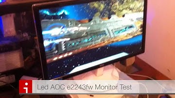 Led Aoc e2243fw 22" monitor