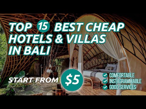 TOP 15 BEST CHEAP HOTELS & VILLAS IN BALI - HOTEL & VILLA MURAH TERBAIK DI BALI