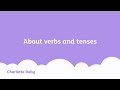 What are verbs and tenses  oxford owl  learning at home