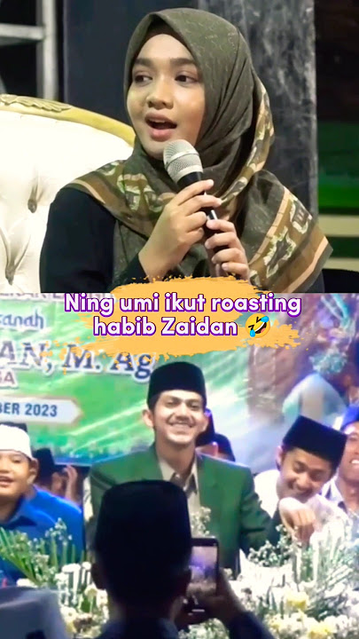 Ning umi Laila ikut roasting habib Zaidan, pengajian lucu.