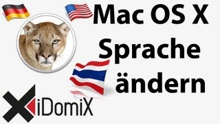 Mac OS X Sprache ändern Systemsprache wechseln screenshot 4