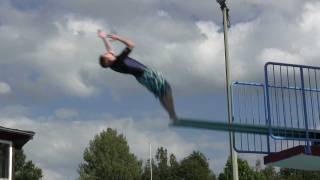 Tripple Backflip fail 3m