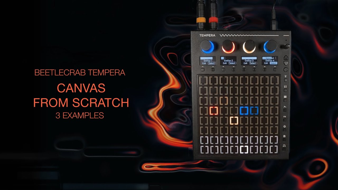 Beetlecrab Tempera  Canvas From Scratch  3 examples - YouTube