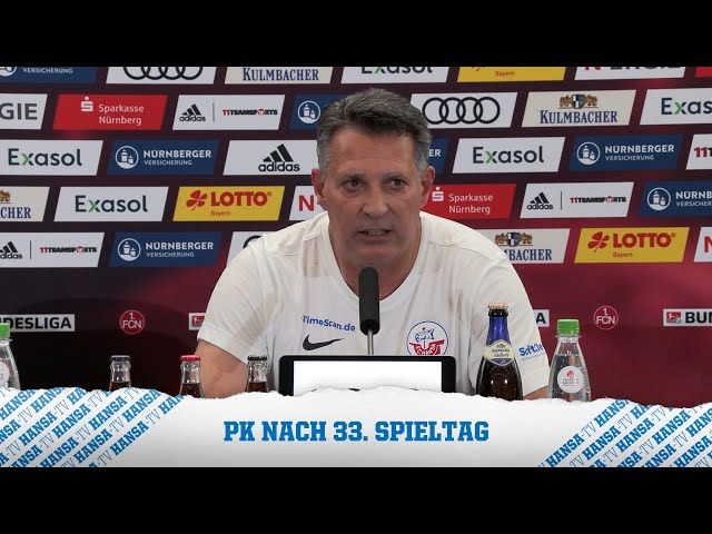 💬 PK nach dem Spiel: F.C. Hansa Rostock vs. 1. FC Nürnberg | 2. Bundesliga⚽