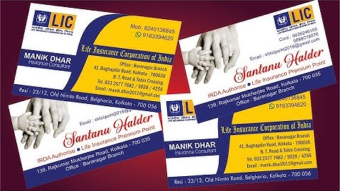 Professional Business Card in CorelDRAW Tutorial | Creative latest visiting card