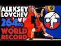 Alexey Lovchev (105+) - 264kg Clean and Jerk World Record Slow Motion