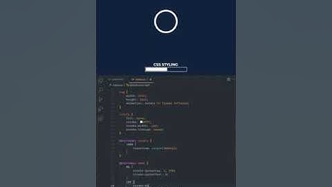 LOADING animation  #shorts #lazyfingers CSS & HTML