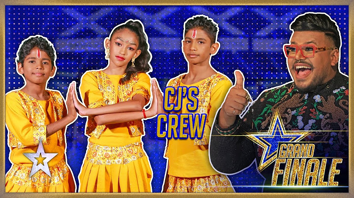 Cj's Crew | Sri Lanka's Got Talent Grand Finale | Sirasa TV