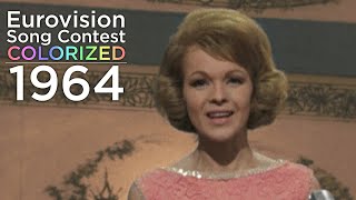 Eurovision 1964: All videos available [COLORIZED]