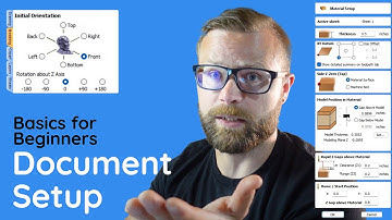 Basics For CNC Beginners: Document Setup in VCarve