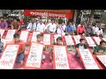 A demonstration demands stop human trafficking of migrants