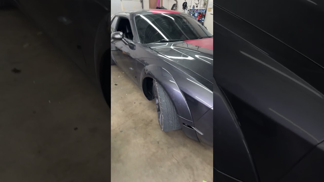 Slim Body To A Widebody Challenger Hellcat Using All OEM Parts Dodge
