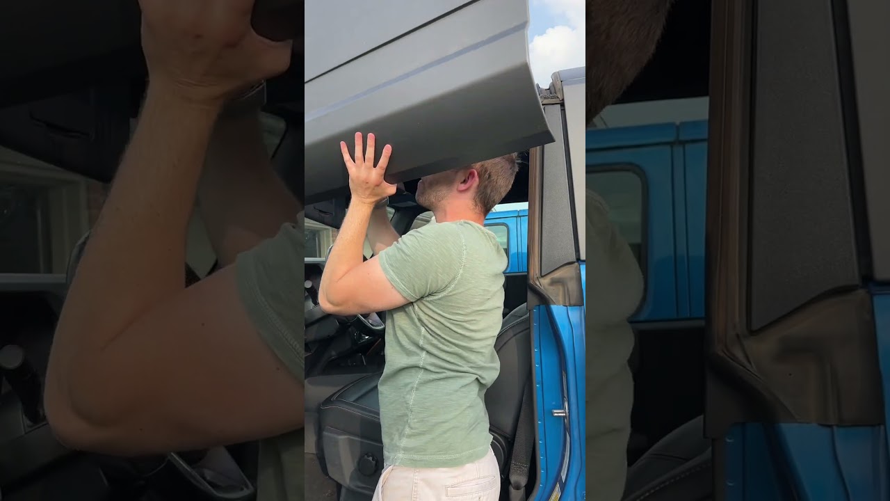 Как снять верх с двухдверного Bronco! 
