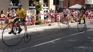 Antique Bike Race and the Mysterious Facade
