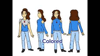 Mozart Turnaround Reference Sheet (original character)