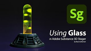 Using Glass in Adobe Substance 3D Stager