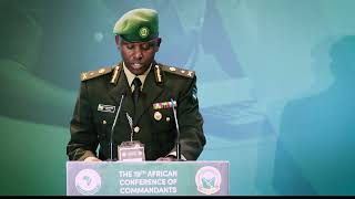 The Commandant Of The Rdfcsc Remarks The 19Th African Conference Of Commandants Acoc