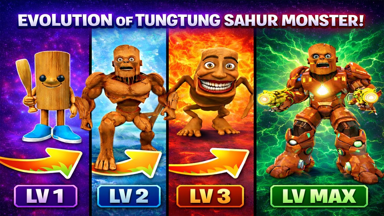 TungTung Sahur Evolution Timeline (Full Story & Power Growth)