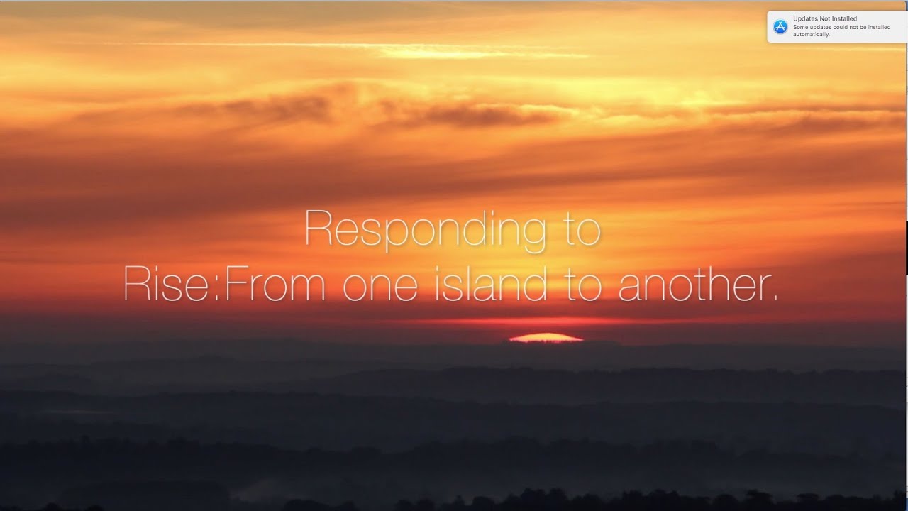 Responding to Rise No 1 - YouTube