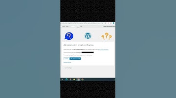 administrator email verification wordpress #wordpress