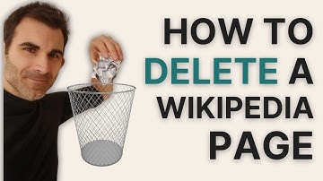 How to Delete a Wikipedia Page?