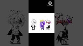 Cross X-sans e Lux sans e X-Charax quando a Lux está sem paciência com o irmão e ele ainda faz isso