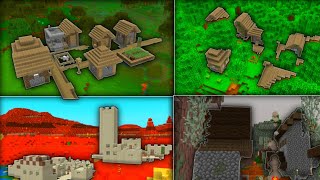 4 Illegal Biome Village Seeds - Minecraft Bedrock