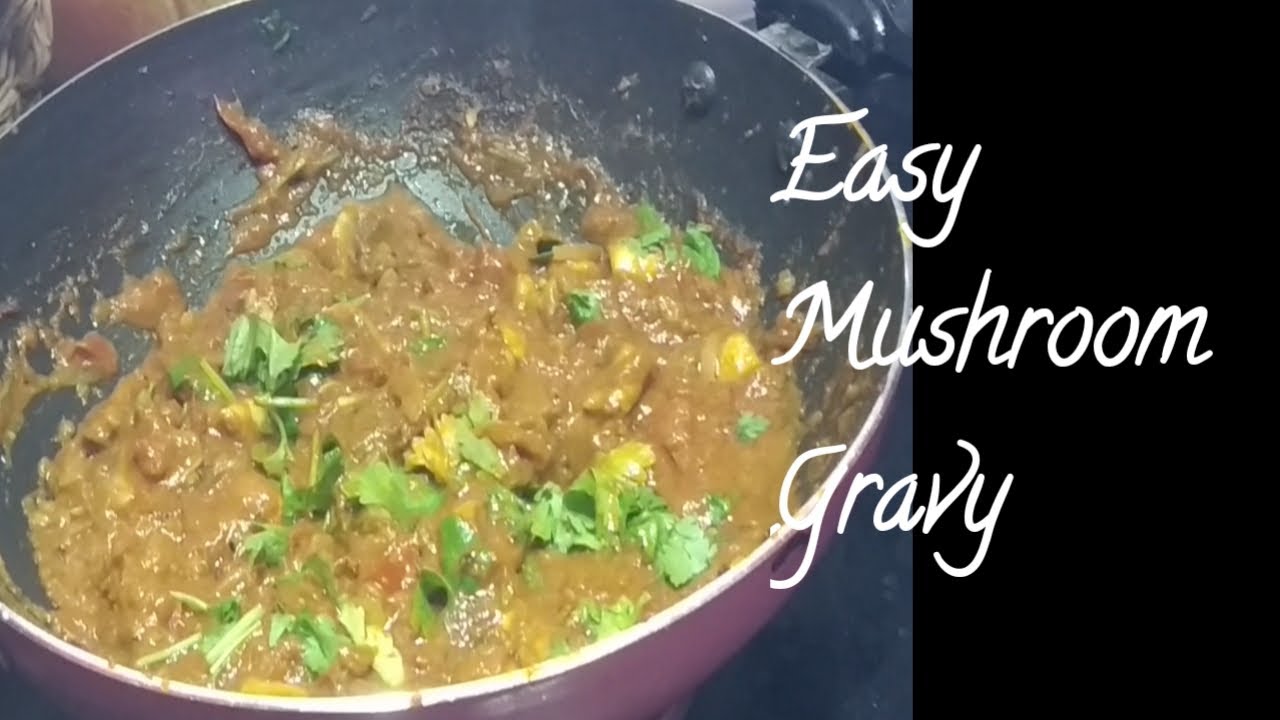 How to make Mushroom gravy seivathu eppady / காளான் கிரேவி YouTube