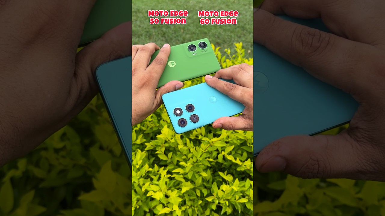 Moto Edge 50 Fusion Vs Moto Edge 60 Fusion Camera Compare 
