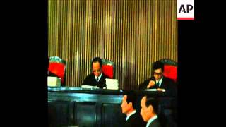 SYND 15 10 74 PROSECUTION DEMAND DEATH FOR KILLER OF PRESIDENT'S WIFE