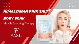 Fasl, Himalayan Pink Bath Salt With Essential Oils