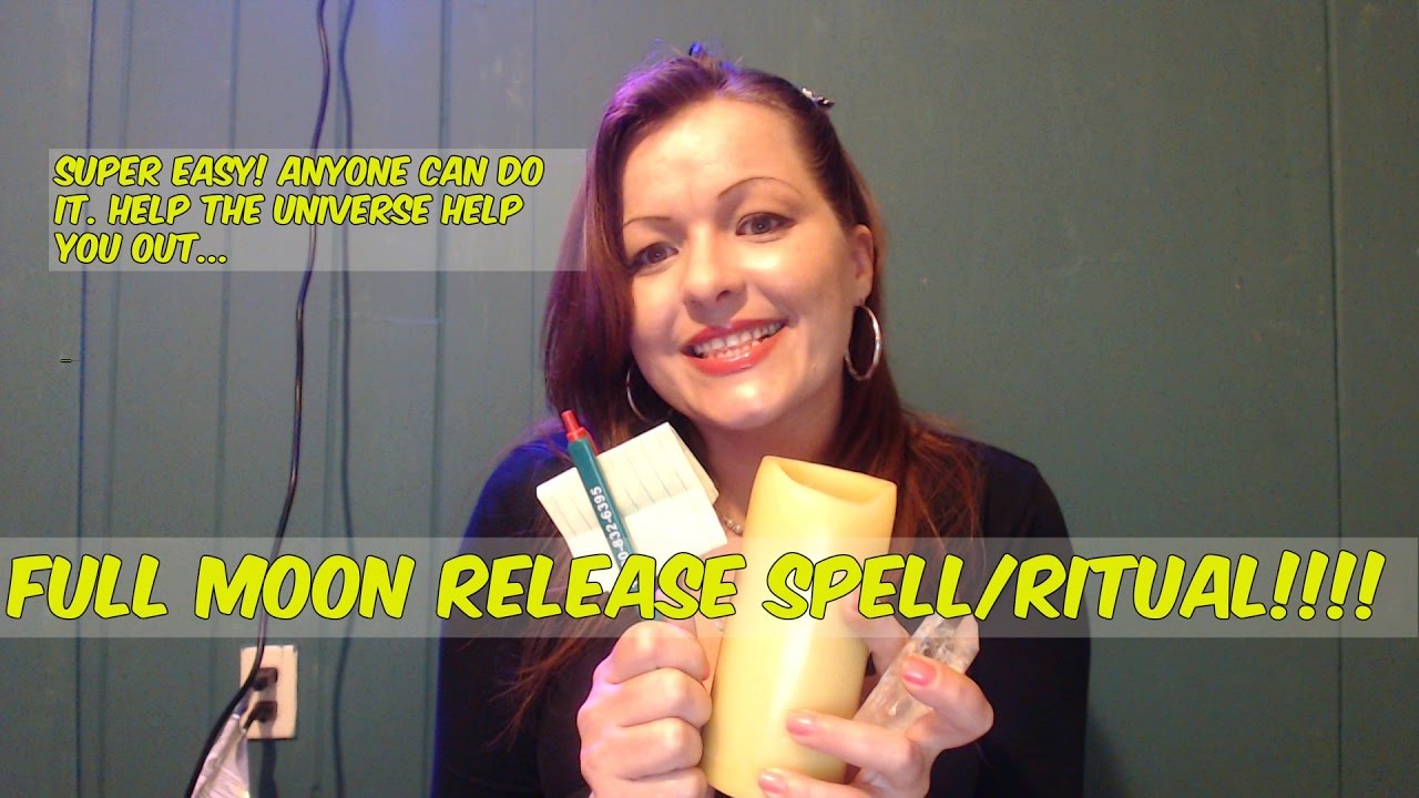 How to do a full moon release ritual or spell. Super Easy !!! Very