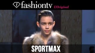 Marine Deleeuw, Irina Kravchenko at Sportmax Fall/Winter 2014-15 | Milan Fashion Week MFW| FashionTV