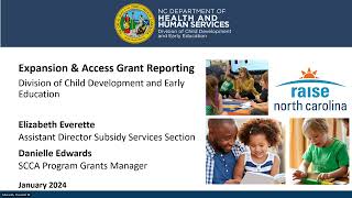 Expansion & Access Grant Reporting for Unlicensed Providers