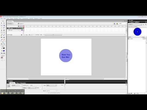 Flash Demo - animation alpha and transparency