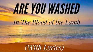 Are You Washed in the Blood (with lyrics) - BEAUTIFUL Hymn