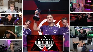 APEX WORLD REACTS TO DARK ZERO ALGS FINALS WIN!!!!! | Ft Timmy, Scump, Lulu, Noko, Etc