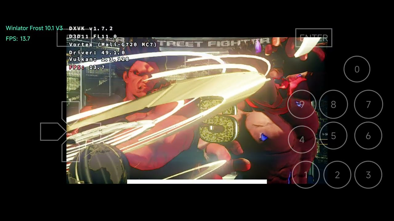 Poco x7 pro Street Fighter V Champion edition winlator📲