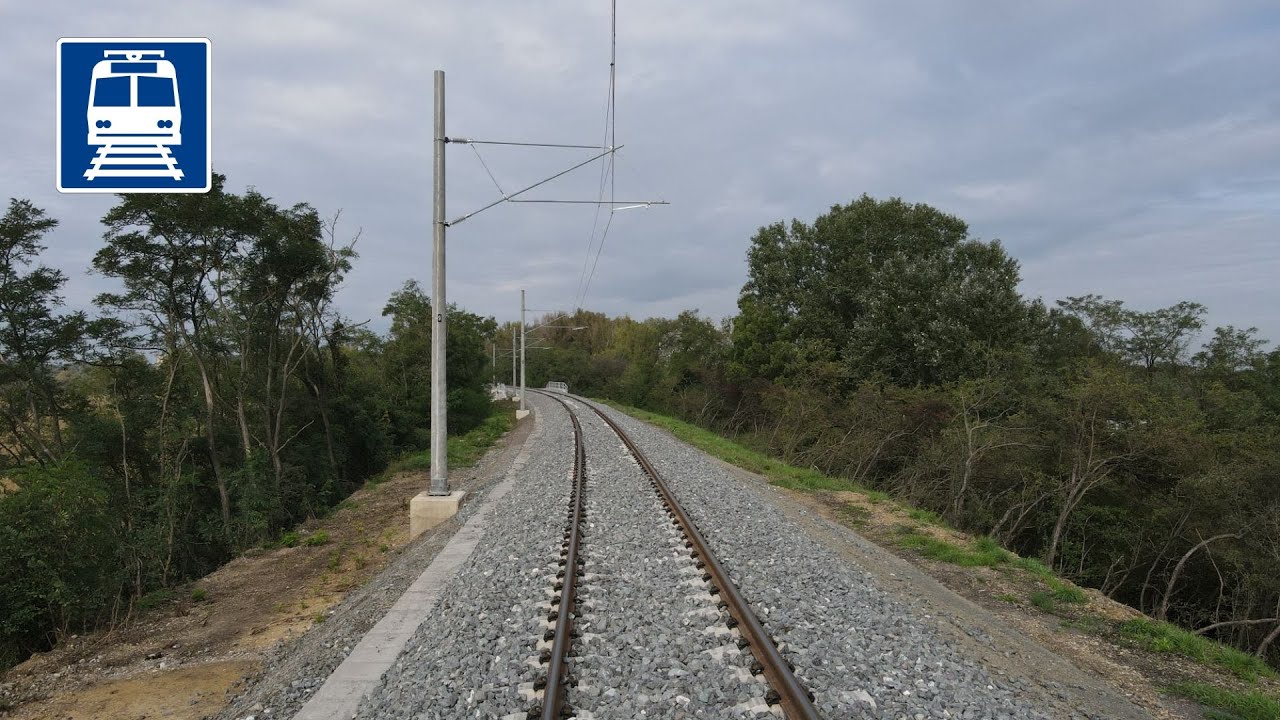 Elektrifikácia železničnej trate Devínska Nová Ves - Marchegg. September 2025 (časť 2/3)