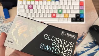 Glorious Panda Tacticle Swtiches lubelama ve ses testi