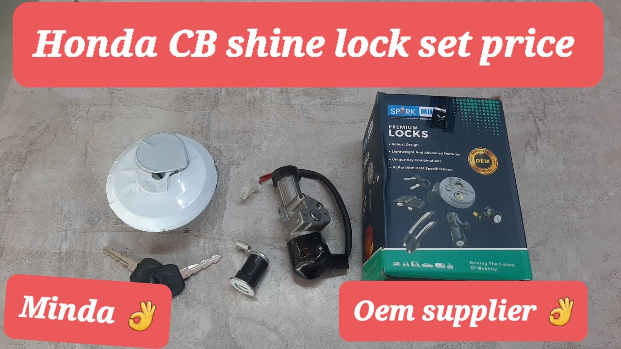 HONDA CB SHINE lock 🔐set price 
