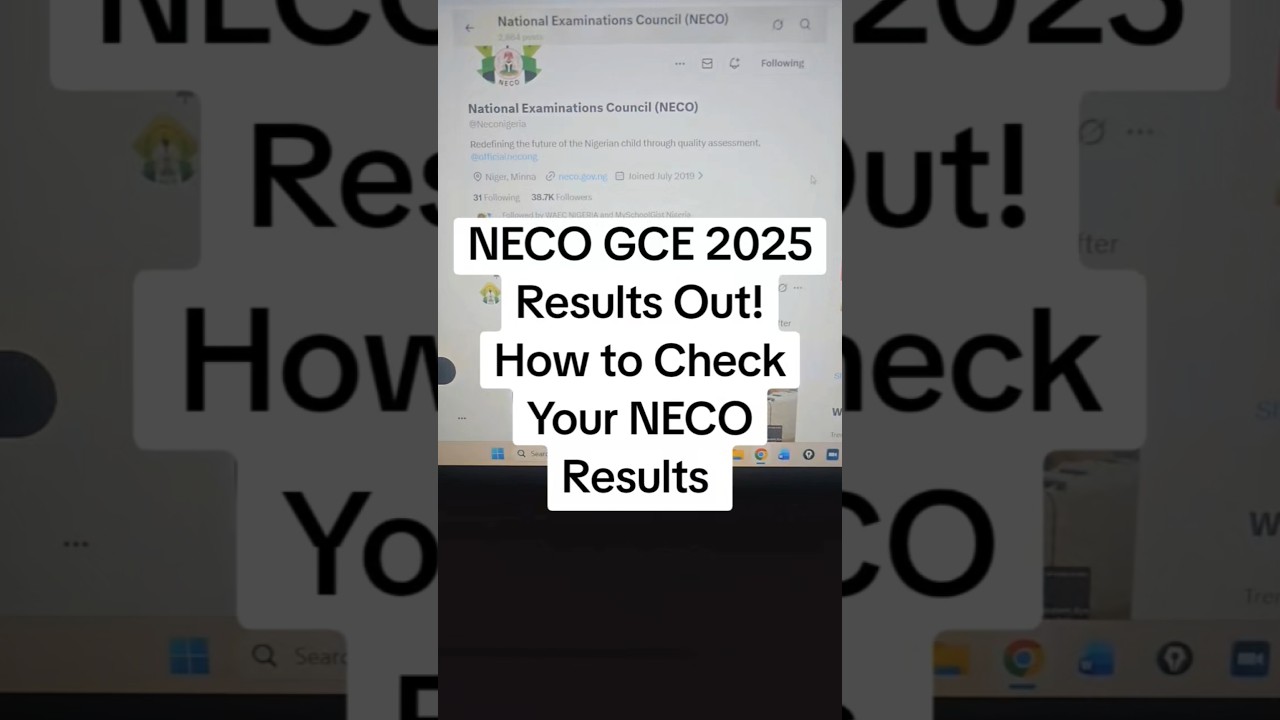 Результаты NECO GCE 2025 опубликованы! Как проверить свои результаты NECO 